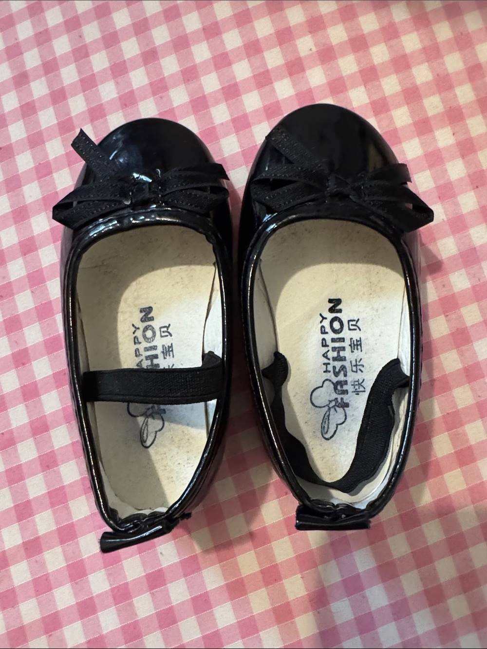 Toddler Black Patent Mary Jane Shoes -T4/4.5